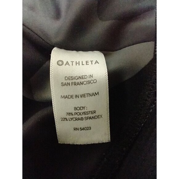 Athleta Women's Capri Gray/Black Camo Leggings Crop Pockets | Size XL - Picture 7 of 10